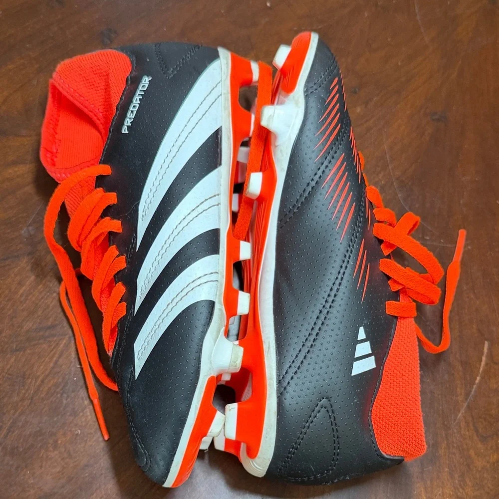Adidas Kids‎ Black and Red Sneakers